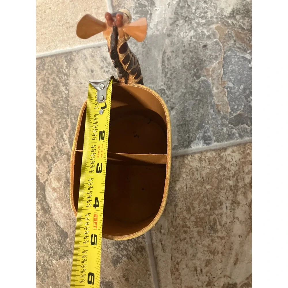 Metal Giraffe‎ Planter Pot Holder Organizer Desk Decor Safari Jungle